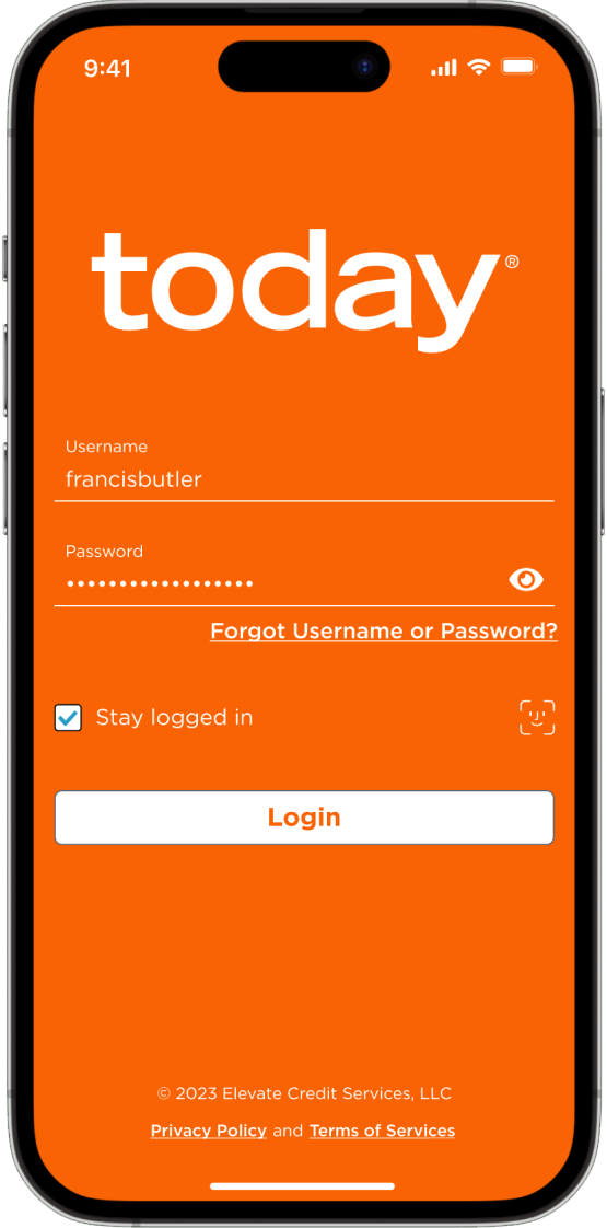 Today Card App screenshot 1