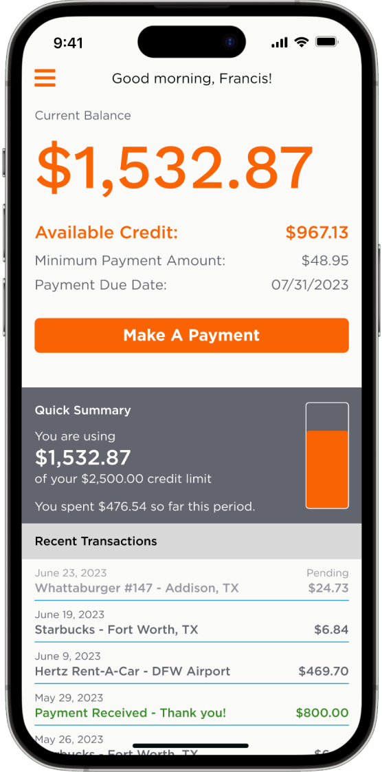 Today Card App screenshot 2