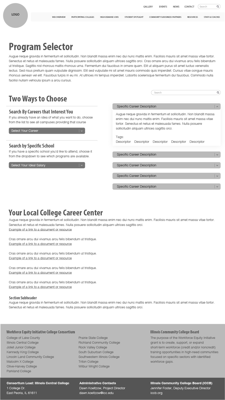 Workforce Equity Initiative Wireframe 3
